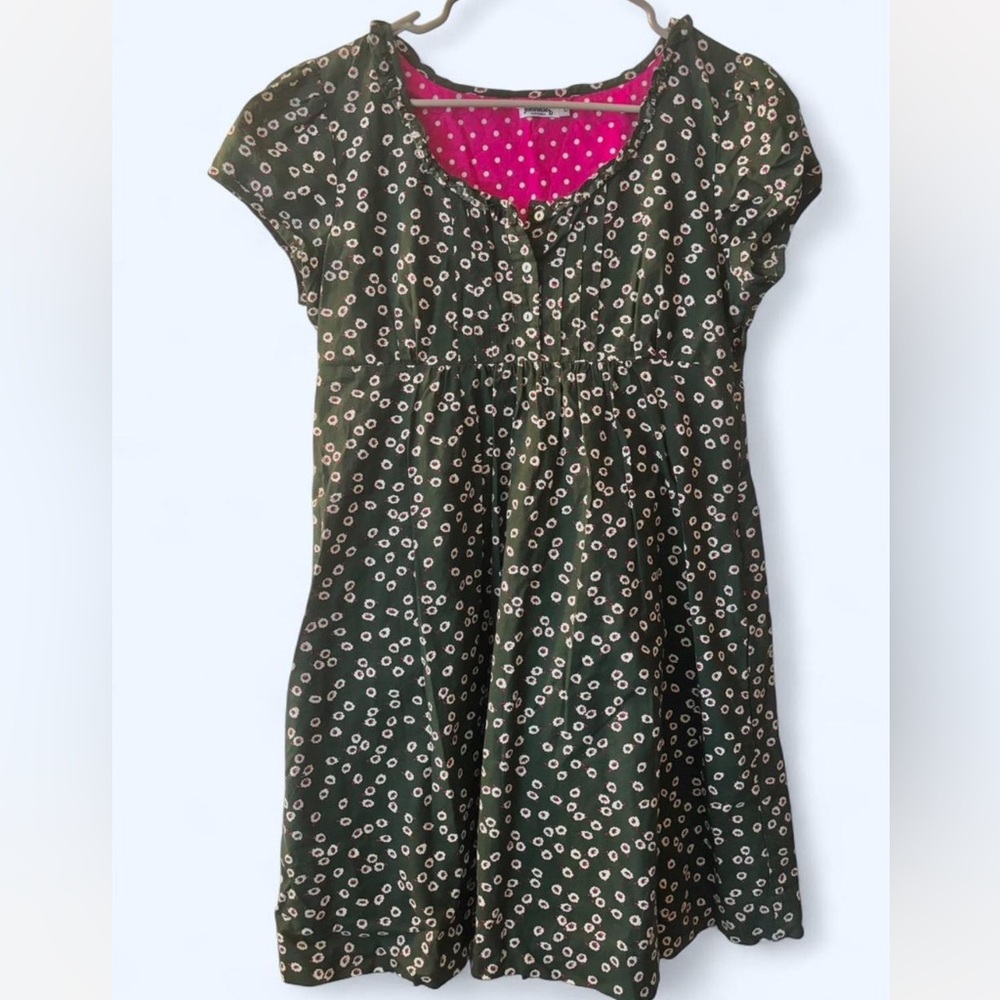 Floral Green Midi Dress
